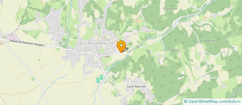 localisation de l'entreprise MONSIEUR GWENDAL CREFF  LES COTES-D'AREY