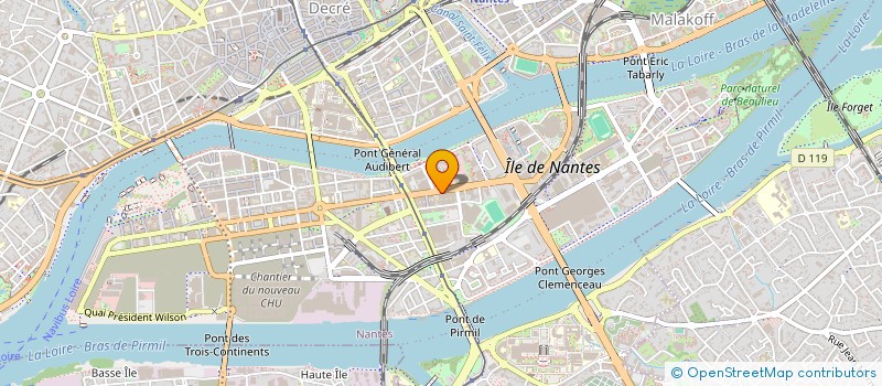 localisation de l'entreprise MONSIEUR GWENDAL DANILO  NANTES