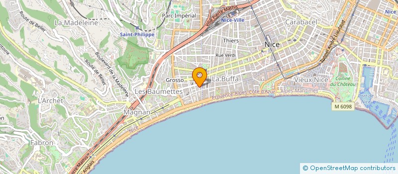 localisation de l'entreprise MONSIEUR GWENDAL DECOURCHELLE  NICE