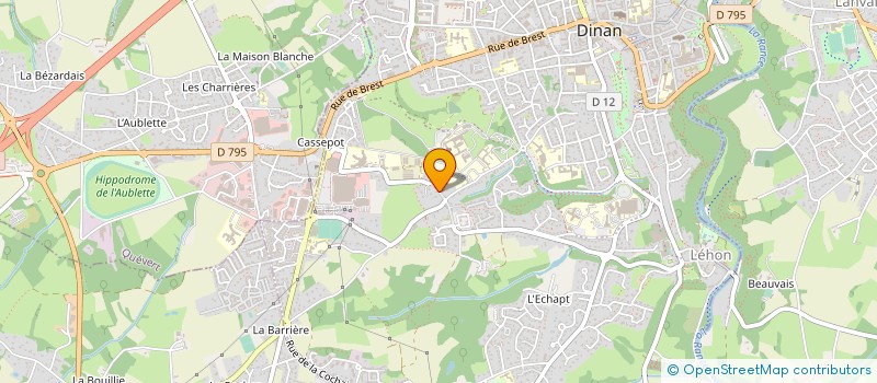 localisation de l'entreprise MONSIEUR GWENDAL DELEPINE à DINAN