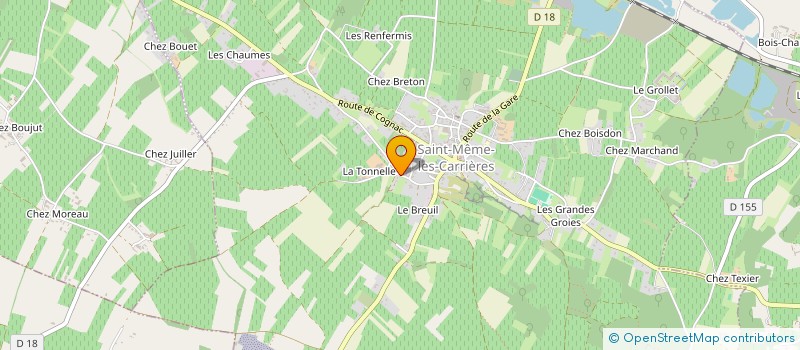 localisation de l'entreprise MONSIEUR GWENDAL FORT  SAINT-MEME-LES-CARRIERES