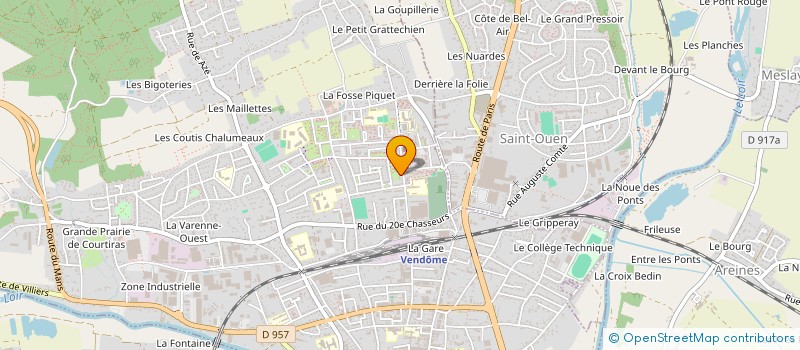 localisation de l'entreprise MONSIEUR GWENDAL GAULT  VENDOME