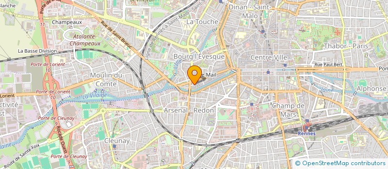 localisation de l'entreprise MONSIEUR GWENDAL HAEM  RENNES