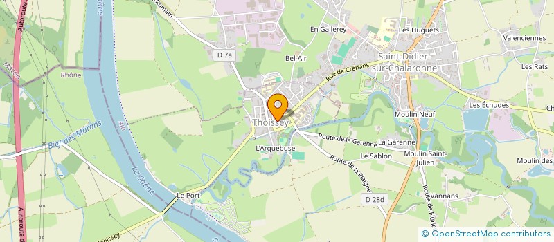 localisation de l'entreprise MONSIEUR GWENDAL JAMBON  THOISSEY