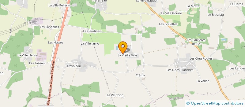 localisation de l'entreprise MONSIEUR GWENDAL JEHANNO  PLOERMEL