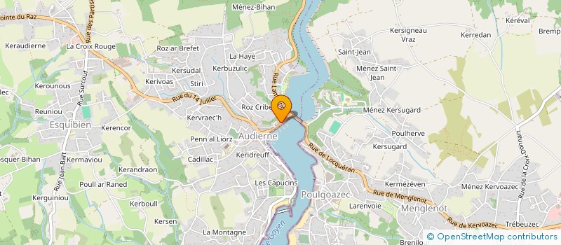 localisation de l'entreprise MONSIEUR GWENDAL LE CLEAC'H  AUDIERNE