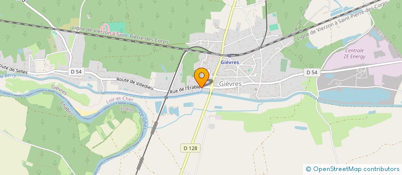 localisation de l'entreprise MONSIEUR GWENDAL LHOMME  GIEVRES