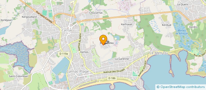 localisation de l'entreprise MONSIEUR GWENDAL MAHE  PLOUHARNEL