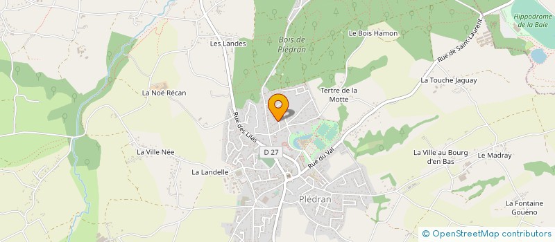 localisation de l'entreprise MONSIEUR GWENDAL MENANT à PLEDRAN