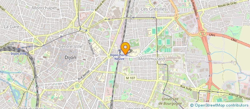 localisation de l'entreprise MONSIEUR GWENDAL MOATTI à DIJON