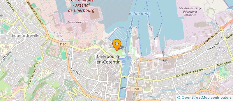 localisation de l'entreprise MONSIEUR GWENDAL MOREL  CHERBOURG-EN-COTENTIN