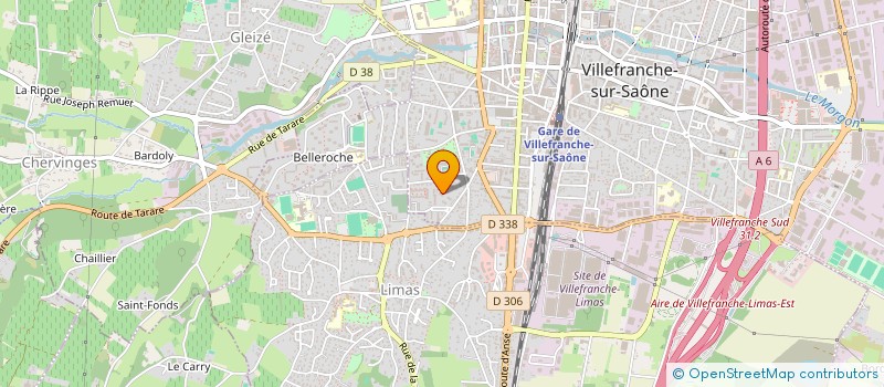 localisation de l'entreprise MONSIEUR GWENDAL NOGUES  VILLEFRANCHE-SUR-SAONE