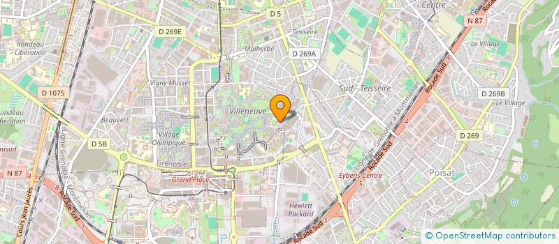 localisation de l'entreprise MONSIEUR GWENDAL PERRIN à GRENOBLE