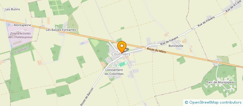 localisation de l'entreprise MONSIEUR GWENDAL QUERAT à COULMIERS