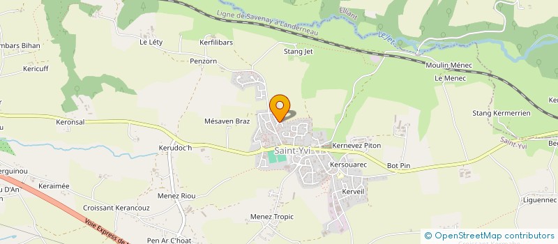localisation de l'entreprise MONSIEUR GWENDAL RABIN  SAINT-YVI