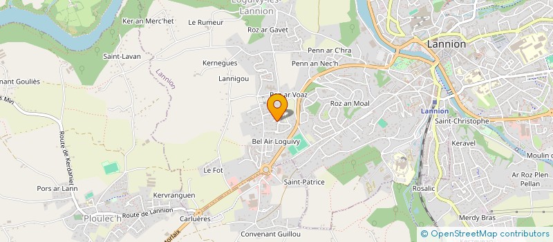 localisation de l'entreprise MONSIEUR GWENDAL RAOUL à PLOUMILLIAU