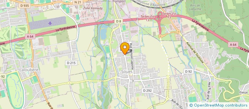 localisation de l'entreprise MONSIEUR GWENDAL ROUSIC  SOUES