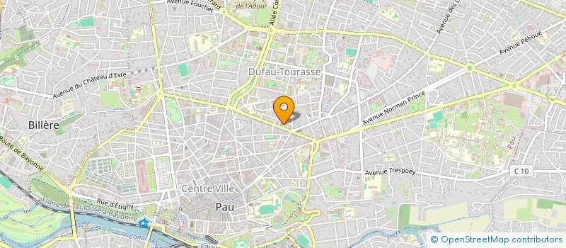 localisation de l'entreprise MONSIEUR GWENDAL ROZET à PAU