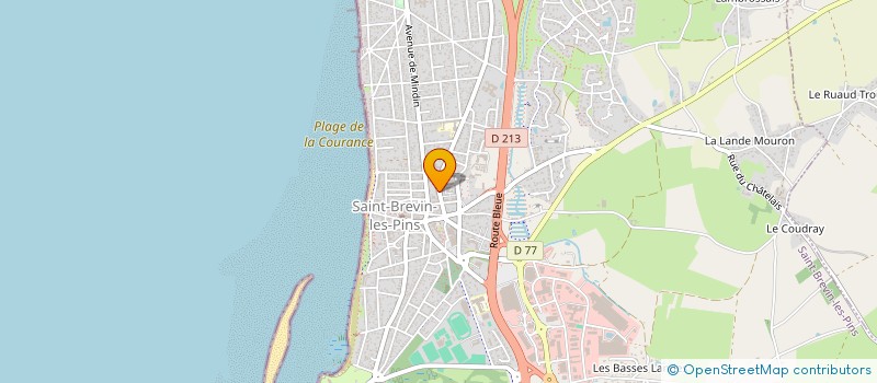 localisation de l'entreprise MONSIEUR GWENDAL SOURGET à SAINT-BREVIN-LES-PINS