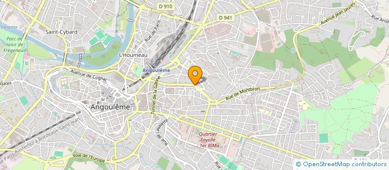 localisation de l'entreprise MONSIEUR GWENDAL THIERRY à ANGOULEME