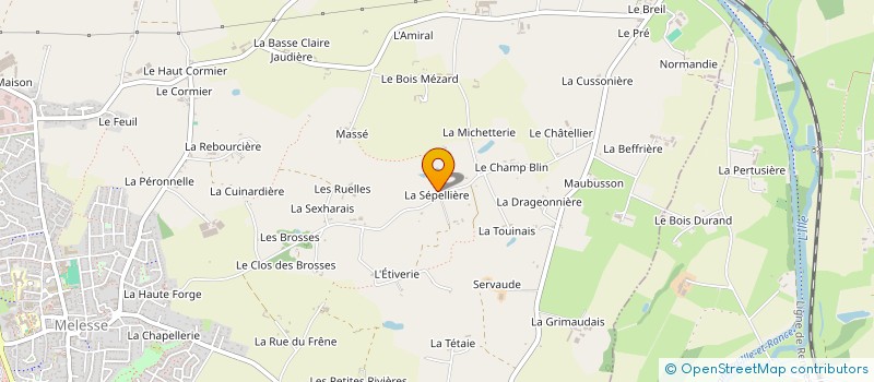 localisation de l'entreprise MONSIEUR GWENDAL VILLEPONTOUX  MELESSE