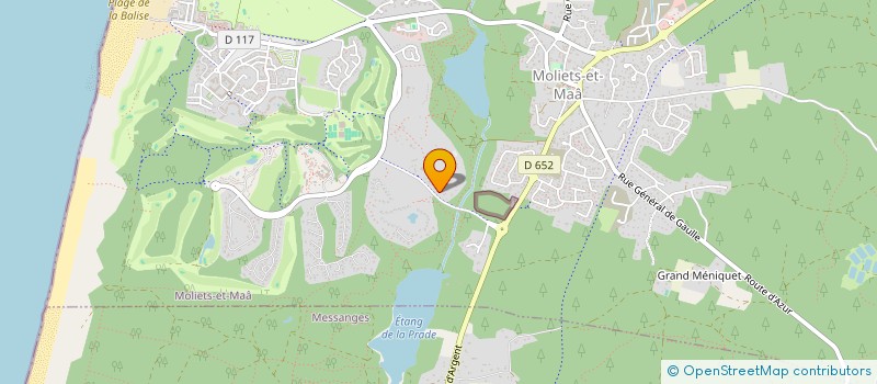 localisation de l'entreprise MONSIEUR GWENDALL LASSERRE  MOLIETS-ET-MAA