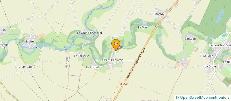 localisation de l'entreprise MONSIEUR GWENDHAEL GOSSELIN  MELLE