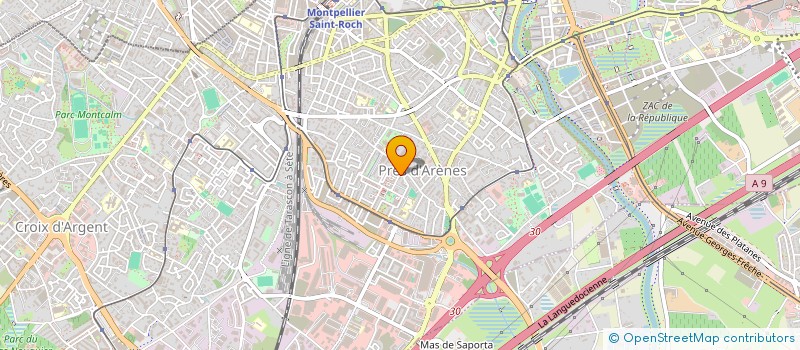 localisation de l'entreprise MONSIEUR GWENHAEL ROCHE à MONTPELLIER