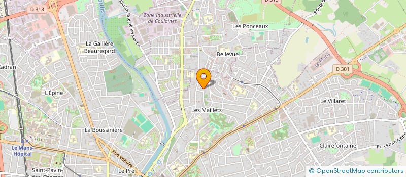 localisation de l'entreprise MONSIEUR GWENIVIG CORNON à LE MANS