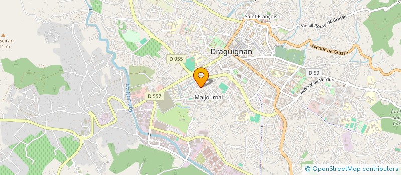 localisation de l'entreprise MONSIEUR GWENN CAUQUIL  DRAGUIGNAN