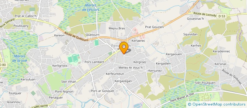 localisation de l'entreprise MONSIEUR GWENN FAOU à PENMARCH