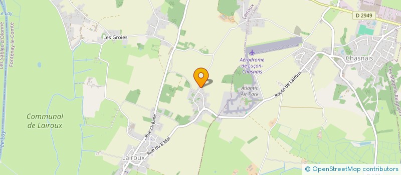 localisation de l'entreprise MONSIEUR GWENN GENDROT  LAIROUX