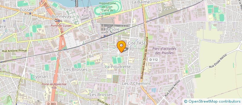 localisation de l'entreprise MONSIEUR GWENNAEL COMBETTES  VAULX-EN-VELIN