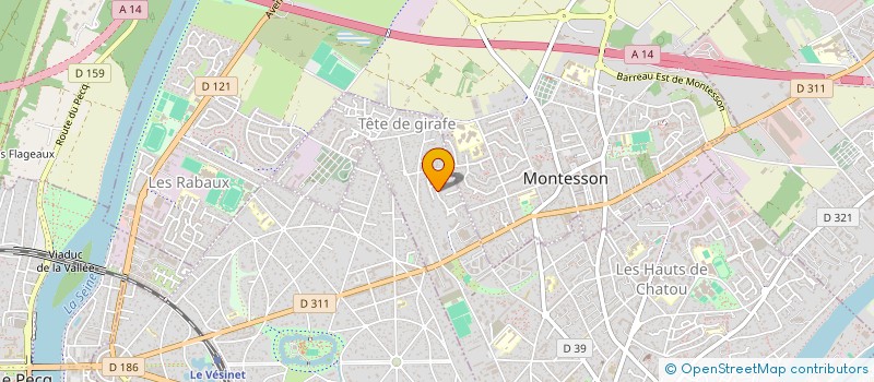 localisation de l'entreprise MONSIEUR GWENOLA RONVAL  CHATOU