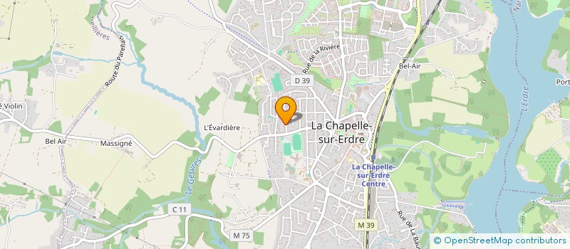 localisation de l'entreprise MONSIEUR GWENOLE BEGOS à CHAPELLE-SUR-ERDRE (LA)