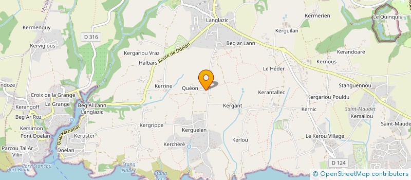 localisation de l'entreprise MONSIEUR GWENOLE FRAUD  MOELAN-SUR-MER