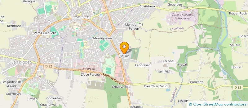 localisation de l'entreprise MONSIEUR GWENOLE GASNIER  PLOUDANIEL