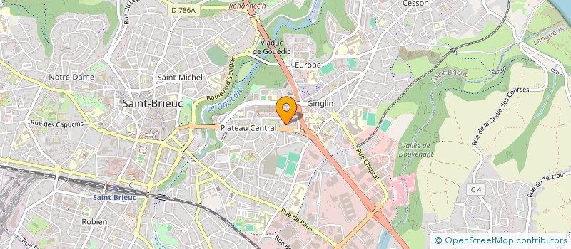 localisation de l'entreprise MONSIEUR GWENOLE HOUE à SAINT-BRIEUC