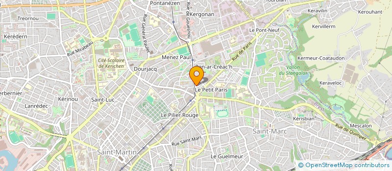 localisation de l'entreprise MONSIEUR GWENOLE LAROUR à BREST