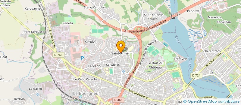 localisation de l'entreprise MONSIEUR GWENOLE PAVEC  LORIENT