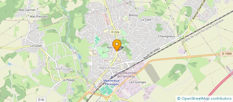 localisation de l'entreprise MONSIEUR GWEZHENEG BERSON  MEXIMIEUX