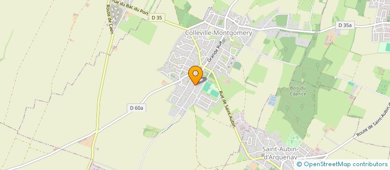 localisation de l'entreprise MONSIEUR GWILHERM LUQUET  COLLEVILLE-MONTGOMERY