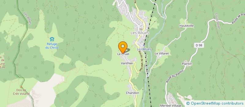 localisation de l'entreprise MONSIEUR GWILYM OWAIN THOMAS  LES ALLUES