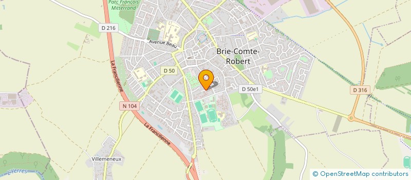 localisation de l'entreprise MONSIEUR GWYN GUERENGOMBA  BRIE-COMTE-ROBERT