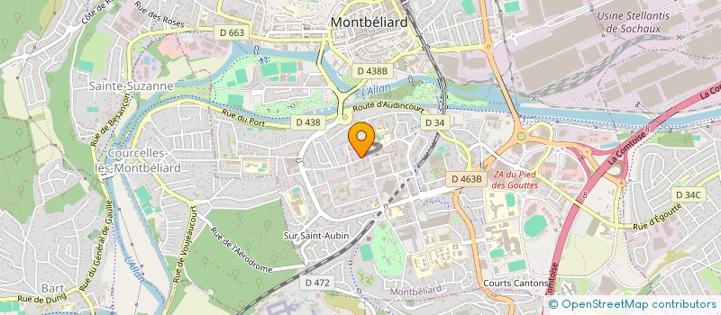 localisation de l'entreprise MONSIEUR GYAMESHWAR THANACODY à MONTBELIARD