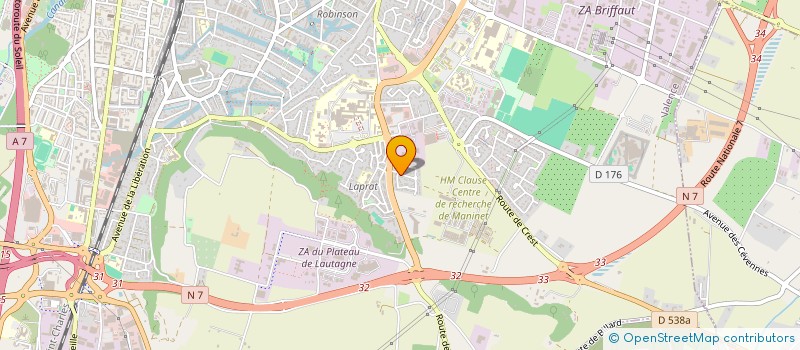 localisation de l'entreprise MONSIEUR GYBRIL BOUDALI à VALENCE