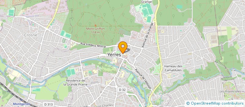 localisation de l'entreprise MONSIEUR GYFFARD-FRESNEL KIFOUA  YERRES