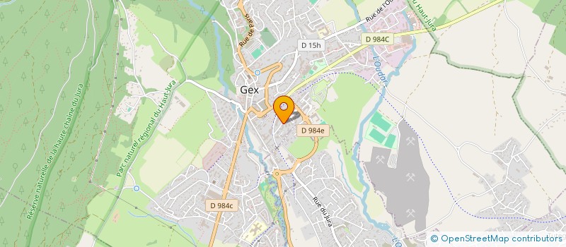 localisation de l'entreprise MONSIEUR GYORGY ANGYAN  GEX