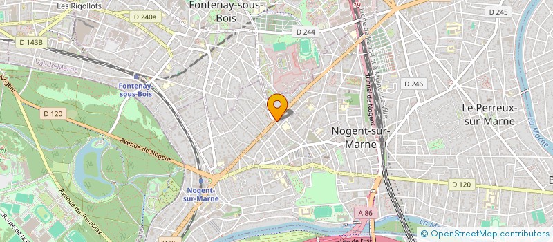 localisation de l'entreprise MONSIEUR GYRE DUCOURET  NOGENT-SUR-MARNE