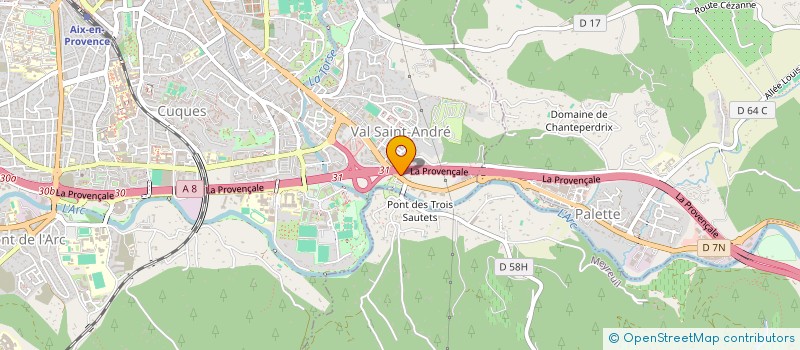 localisation de l'entreprise MONSIEUR GYSLAIN GUERRIN  AIX-EN-PROVENCE